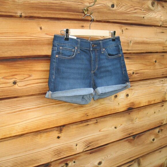 Joe's Jeans Raw Edge Rolled Cuffed Jean Shorts - Picture 3 of 8